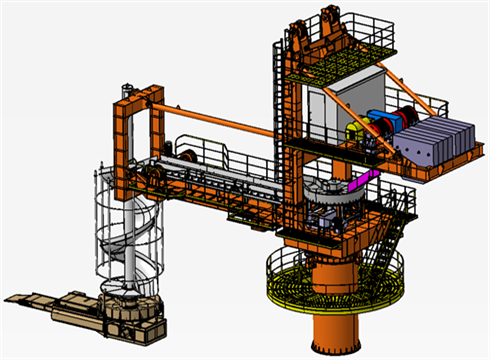 码头革命：江苏华德重工自主研发智能高效袋包装船机，引领散货码头自动化升级